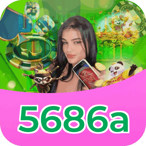 Interface do aplicativo 5686a mostrando jogos disponíveis no iOS e Android